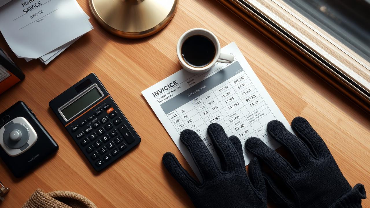 Job Pricing Calculator Calculator and job paperwork used to price a service job.
